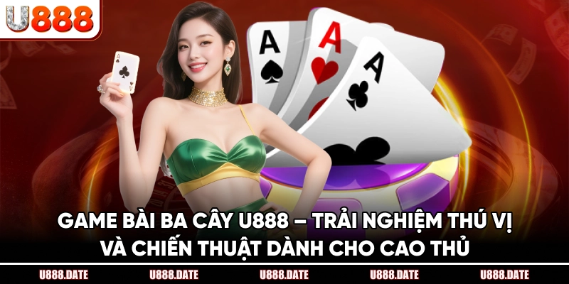 Game Bài Ba Cây U888 – Trải Nghiệm Thú Vị Và Chiến Thuật